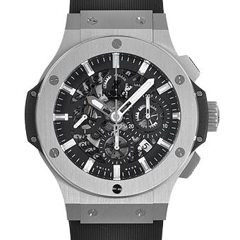 HUBLOT ウブロ ビッグバン コピー 311.SX.1170.RX アエロバン スチール クロノグラフ ブラックETA7750搭載